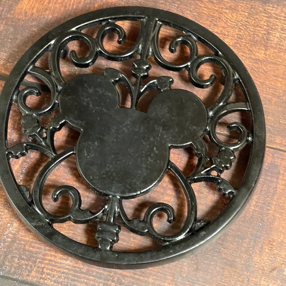 Authentic Disney Parks Gourmet Mickey Mouse Trivet Solid Metal Cast
